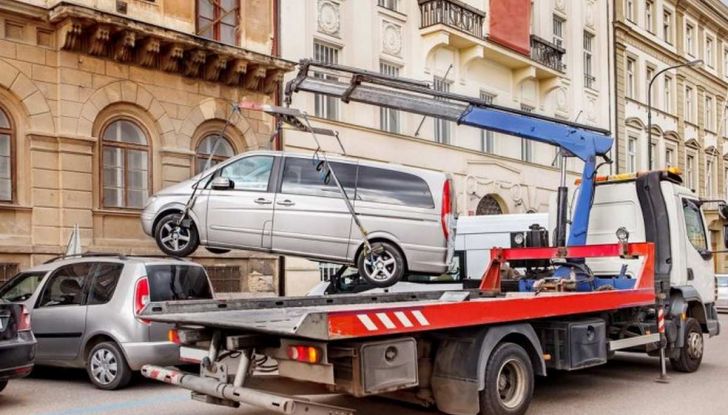 Rimozione forzata dell'auto