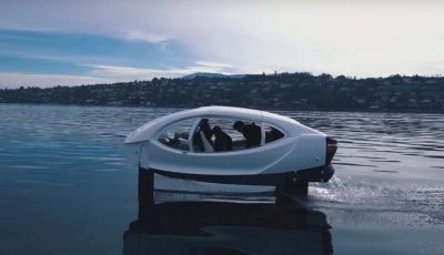 Sea Bubble, l’auto elettrica che corre sull’acqua di fiumi e laghi