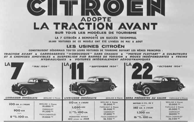 1934: André Citroën lancia la produzione in serie della Traction Avant - Foto 6 di 12