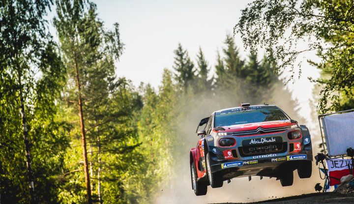 WRC Finlandia 2018: il meritato podio della Citroën C3 WRC di Ostberg. - Foto  di 
