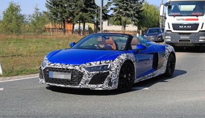 Audi R8 Spyder restyling 2019, dati tecnici e informazioni