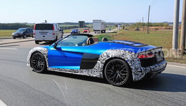 Audi R8 Spyder restyling 2019, dati tecnici e informazioni - Foto 3 di 10