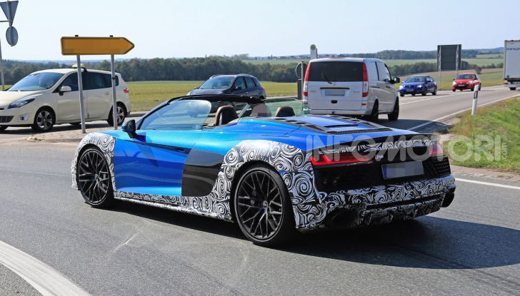 Audi R8 Spyder restyling 2019, dati tecnici e informazioni - Foto 9 di 10