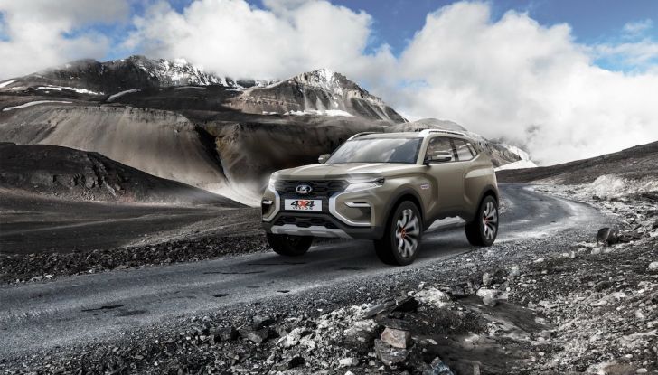 Lada Vision 4×4 Concept 2018: torna il SUV più economico al mondo - Foto 2 di 14