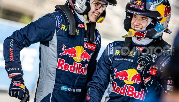 Timmy Hansen (Peugeot 208 WRX) abbastanza soddisfatto della performance a Riga - Foto  di 