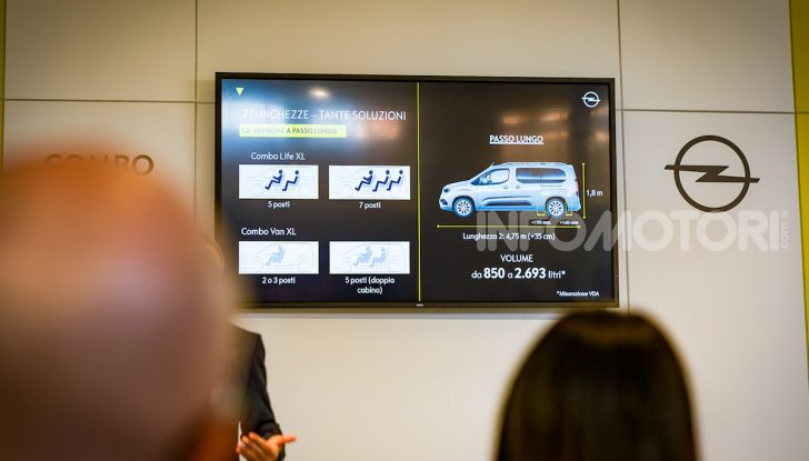 Opel Combo Life: tecnologia, sicurezza e spazio in abbondanza - Foto 20 di 37