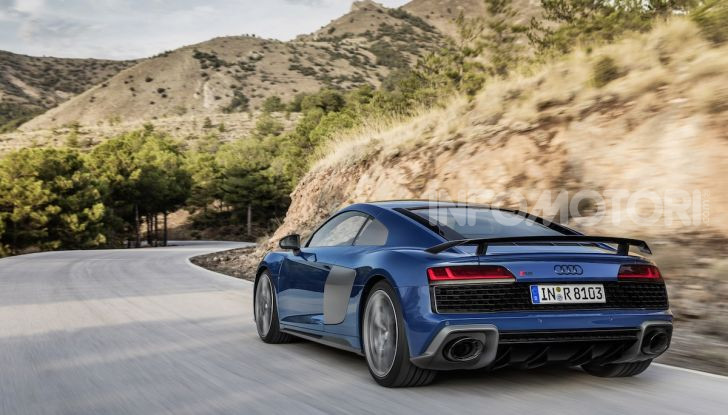 Nuova Audi R8 2019 Coupé e Spider: il V10 aspirato arriva a 620CV - Foto 30 di 30