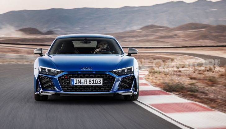 Nuova Audi R8 2019 Coupé e Spider: il V10 aspirato arriva a 620CV - Foto 8 di 30