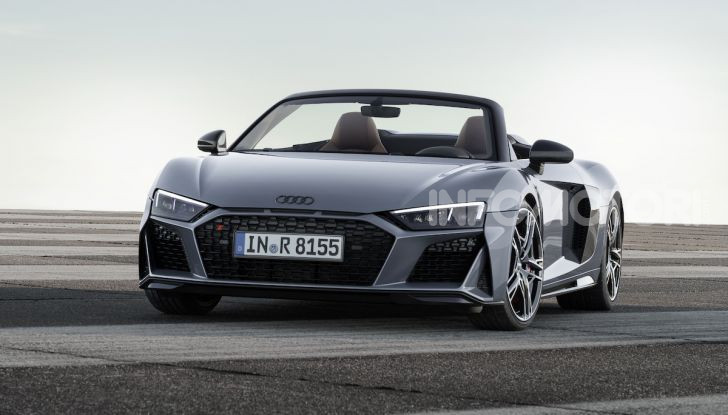 Nuova Audi R8 2019 Coupé e Spider: il V10 aspirato arriva a 620CV - Foto 17 di 30