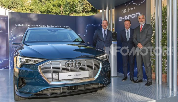 La nuova Audi e-tron sviluppata insieme ad Enel X - Foto 2 di 13