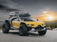 Bugatti Chiron Dakar: Rain Prisk sfida le leggi della fisica