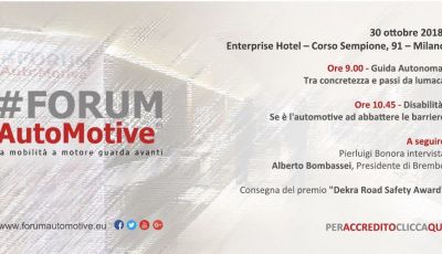 #FORUMAutoMotive 2018: tra guida autonoma e servizi per automobilisti disabili