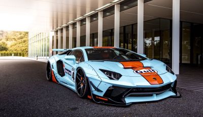 Lamborghini Aventador Gulf: bella da mozzare il fiato