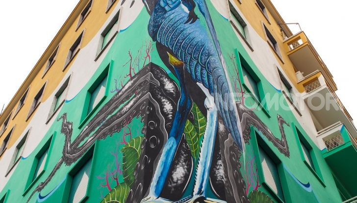 Roma, Il murales di Iena Cruz pulisce l’aria grazie a vernice AirLite - Foto 7 di 21