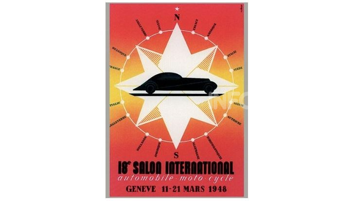 Le locandine del Salone di Ginevra dal 1924 ad oggi - Foto 18 di 90