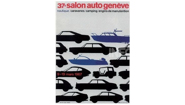 Le locandine del Salone di Ginevra dal 1924 ad oggi - Foto 37 di 90