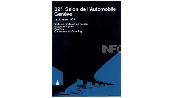 Le locandine del Salone di Ginevra dal 1924 ad oggi - Foto 39 di 90