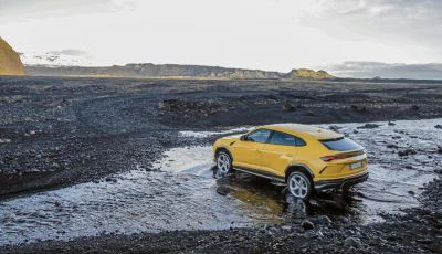 Lamborghini Urus provata su strada e fuoristrada in Islanda