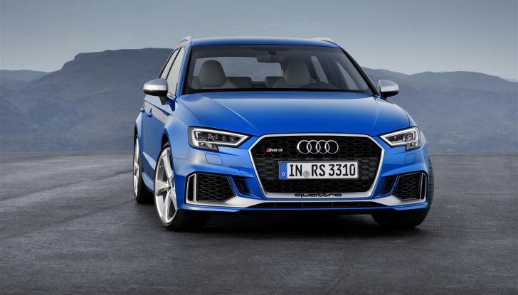 Nuova Audi RS3 Sportback: il 5 cilindri di serie più potente al mondo