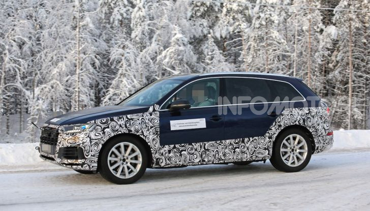 Audi Q7, primi test per la nuova generazione - Foto 9 di 28
