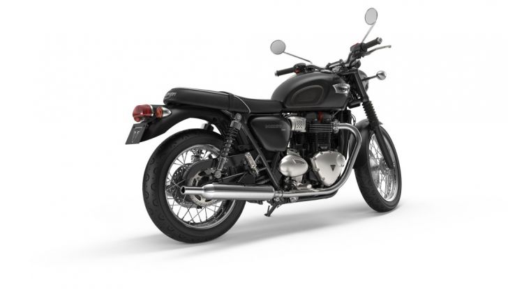 Triumph Bonneville T100 e T100 Black 2017 - Foto 5 di 11