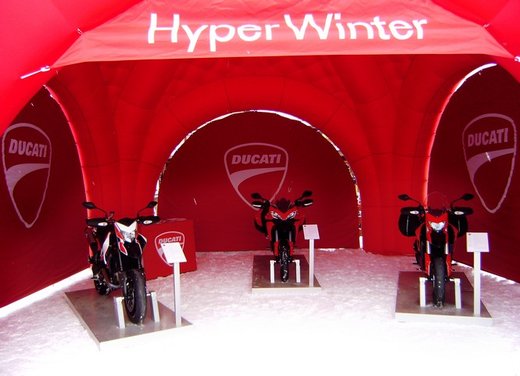 Ducati Hyperstrada, Hypermotard SP e Ducati Multistrada 1200 S Touring per l’Hyper Winter