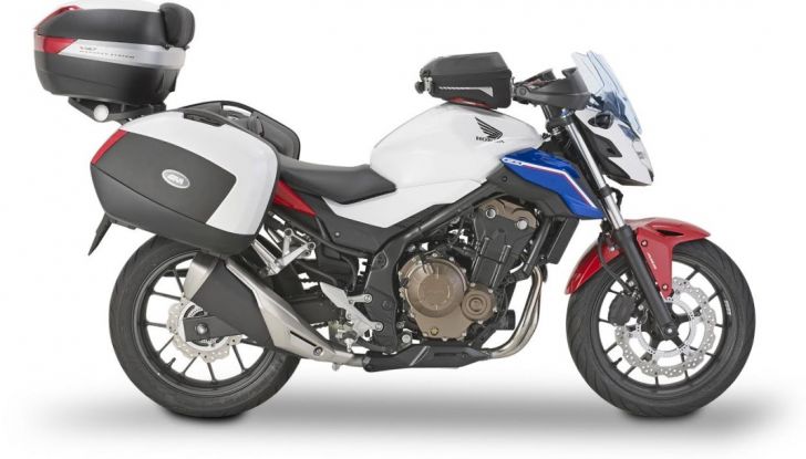 Givi presenta il set di accessori per Honda CB500F: il cupolino si illumina - Foto 1 di 5