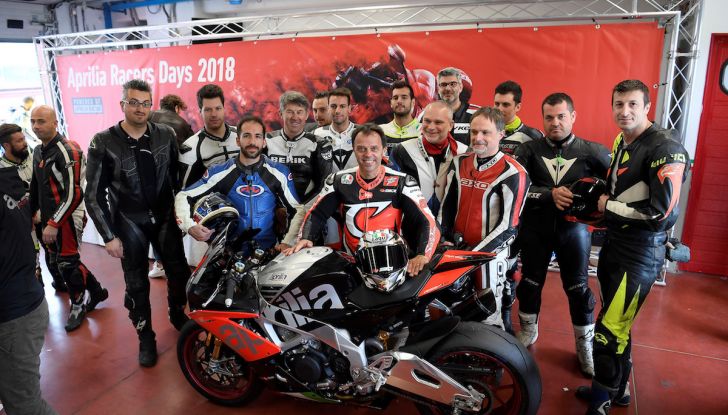 Loris Capirossi con RSV4 per gli Aprilia Racers Days 2018 - Foto 2 di 5