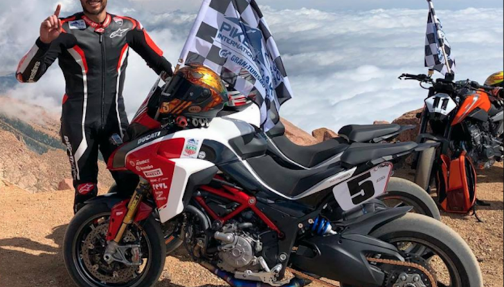 Ducati Multistrada 1260 trionfa alla Pikes Peak 2018 - Foto 1 di 8