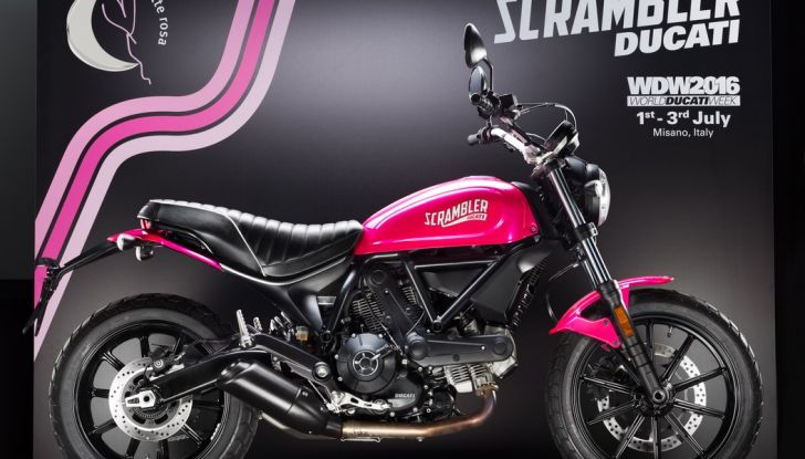 Notte Rosa 2016, arriva lo Scrambler Shocking Ducati - Foto 3 di 4