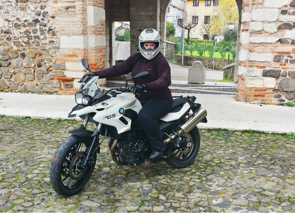 BMW F 700 GS,  provata su strada da Michela