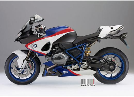 BMW HP2 m.y. 2014 rendering della versione standard e R