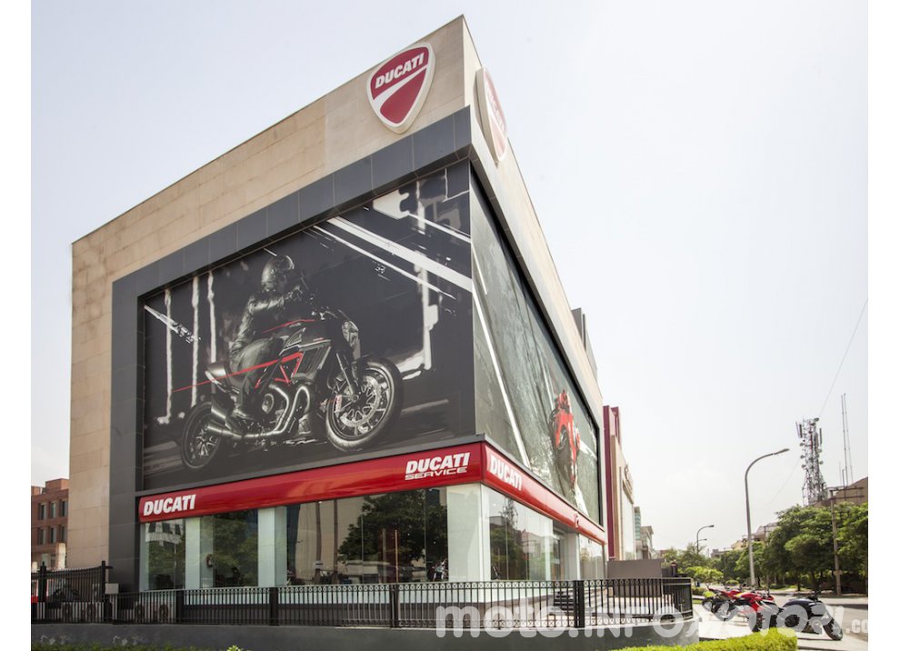 Ducati: lo store più grande del mondo a Nuova Dheli.