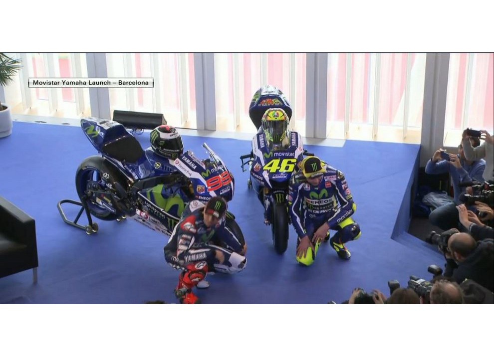 Il Lancio LIVE della Yamaha M1 2016 di Valentino Rossi e Jorge Lorenzo