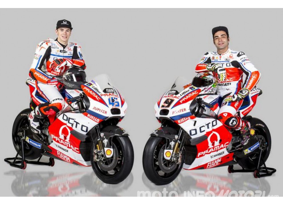 Il Team Octo Pramac pronto per la MotoGP 2016 con Petrucci e Redding