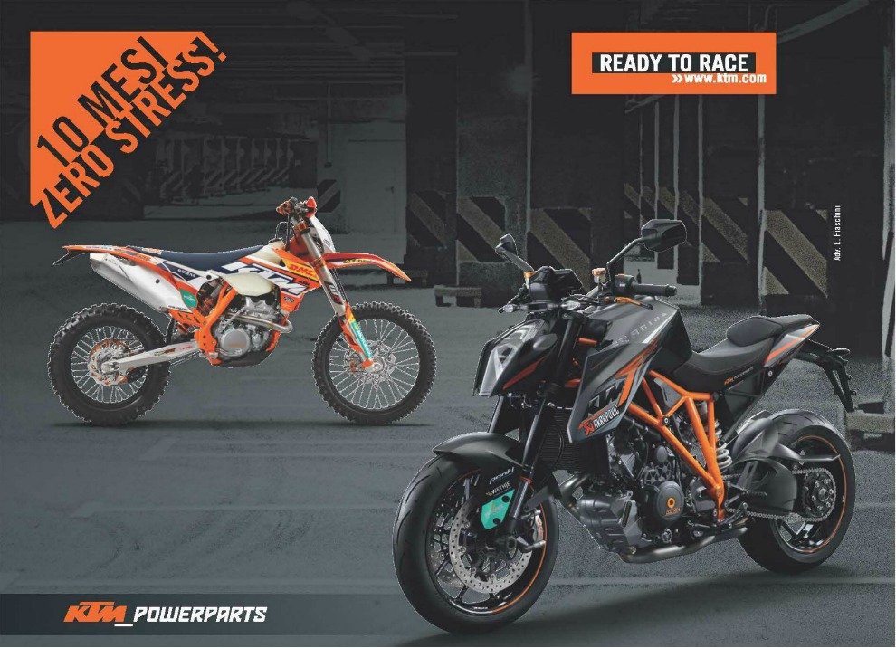 KTM, accessori in promozione fino a 2.000 euro a tasso zero