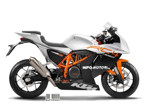 KTM RC4 Supermono sulla base della Duke 690