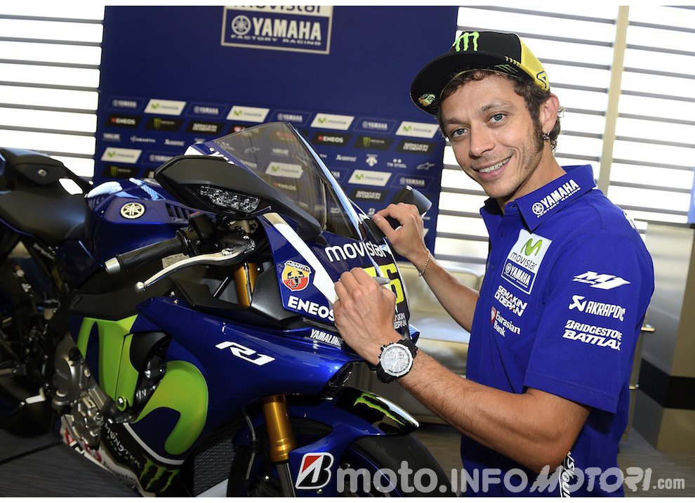 La Yamaha YZF-R1 di Valentino Rossi all’asta