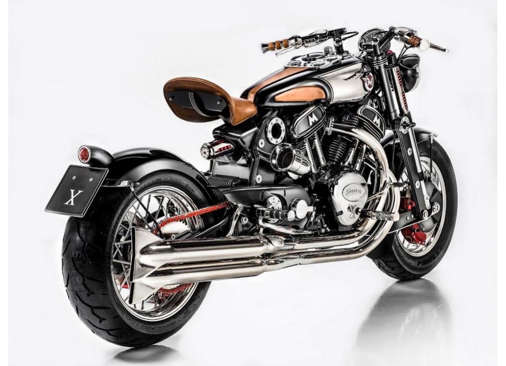 Le due Matchless Model X al Motor Bike Expo di Verona