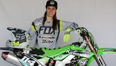 Livia Lancelot: boss e pilota del Team 114 Kawasaki