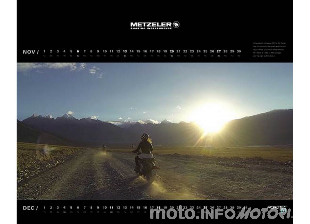 Metzeler, Take The Road è il Calendario 2016 - Foto 6 di 8