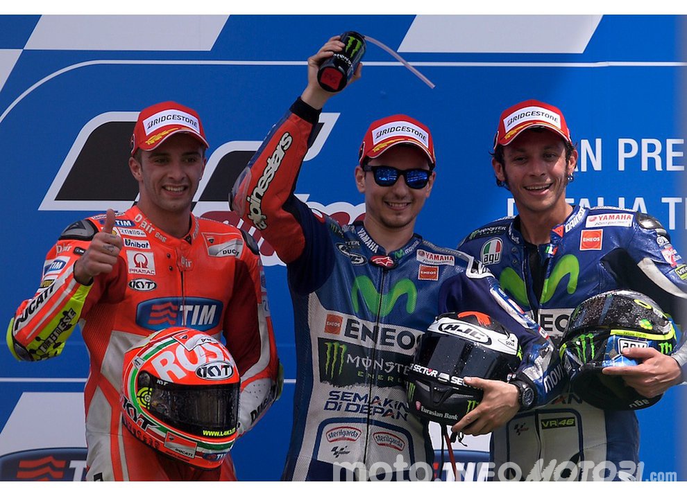 Risultati MotoGP Mugello: Domina Lorenzo, Iannone regola Marquez e Rossi è 3°