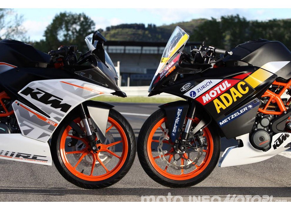 Novità per il 2016 nel KTM RC 390 Cup