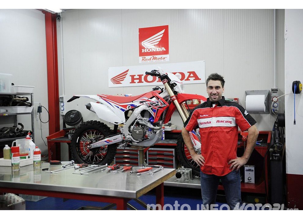 Oscar Balletti costretto a rinviare l’inizio di stagione con Honda RedMoto World Enduro Team