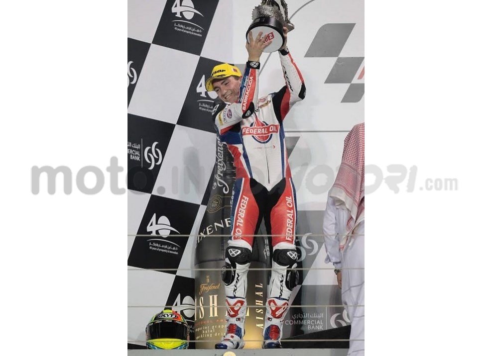 Piloti SIDI Moto 2 con gli scudi in Qatar: Simeon secondo e Rins quarto - Foto 3 di 4