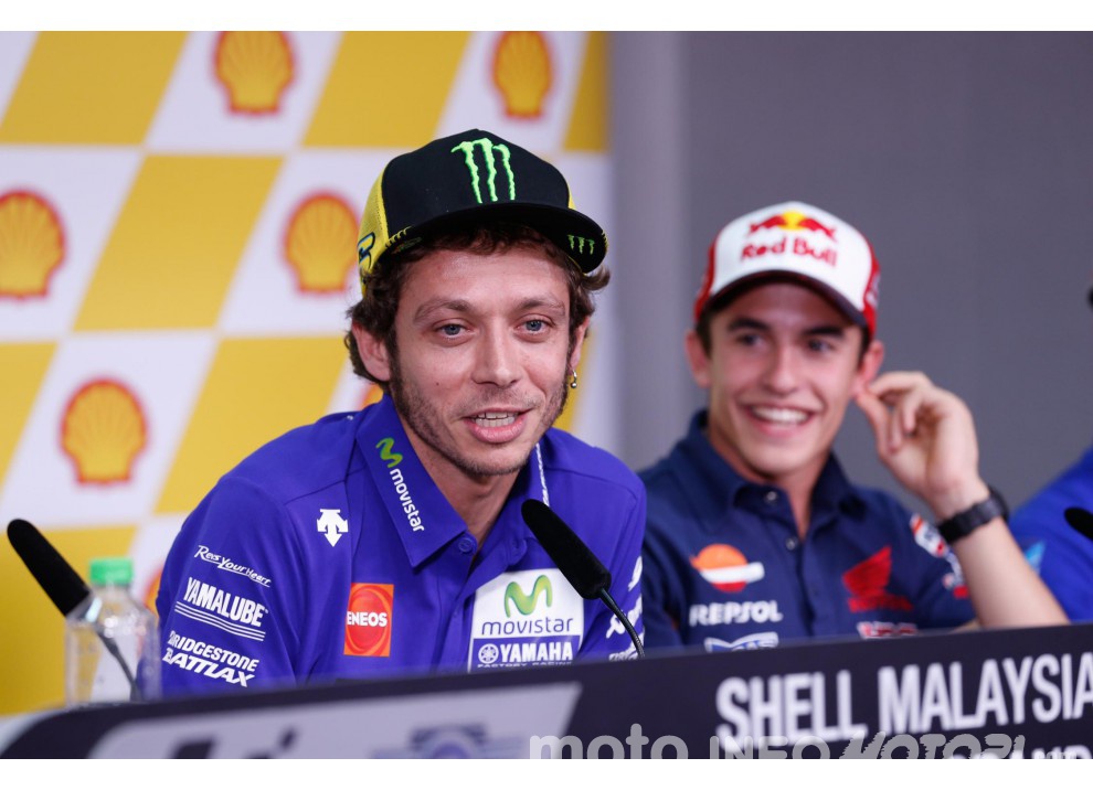 Sepang 2015, Rossi: Marquez è un nuovo fan di Lorenzo o sbaglio?