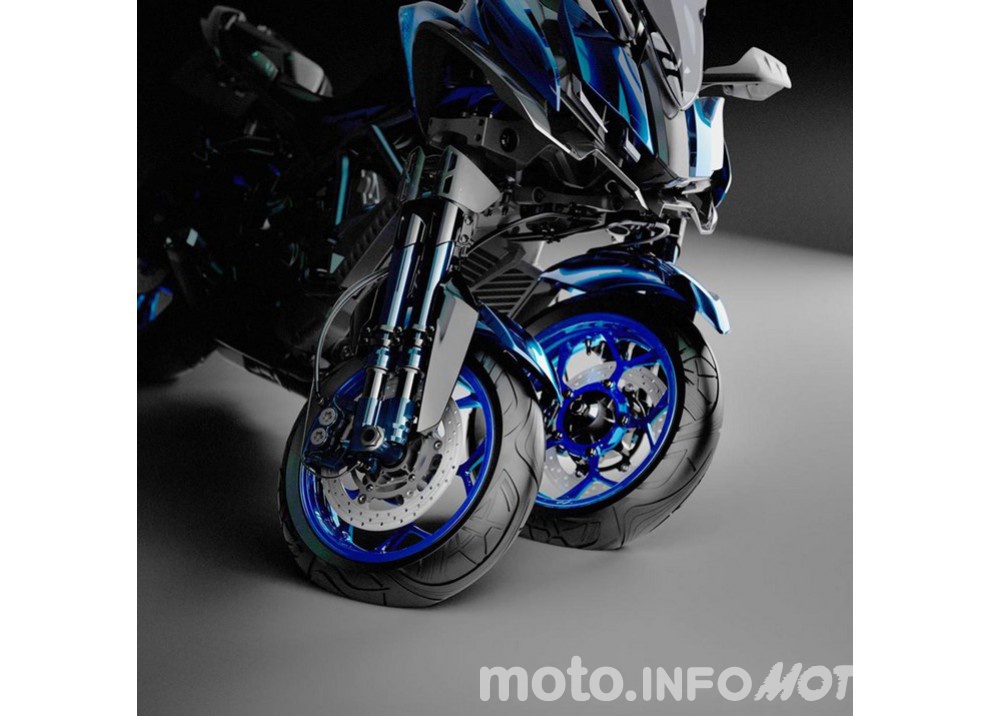 Yamaha MWT-9, la moto a tre ruote al Salone di Tokyo - Foto 9 di 9
