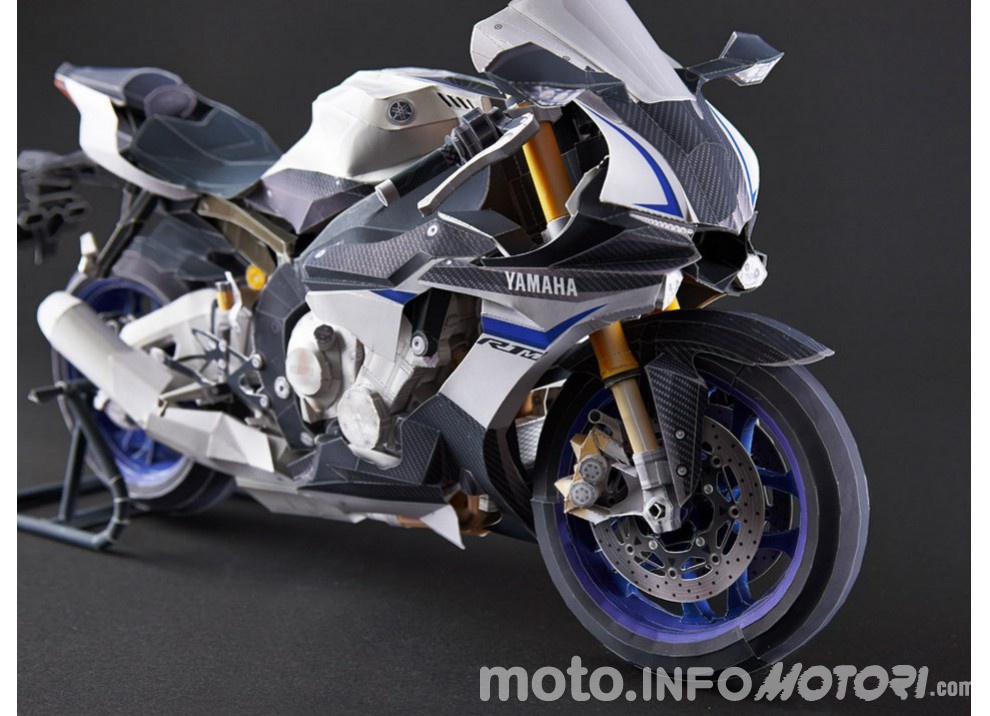 Yamaha YZF-R1M: il modellino in carta 1:5 da stampare gratuitamente