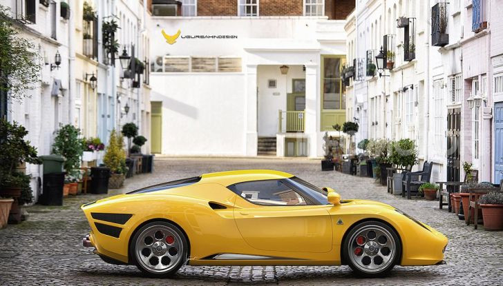 Alfa Romeo Nivola 2019: il ritorno della 33 Stradale secondo Ugur Sahin - Foto 10 di 14