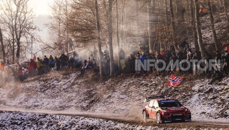 WRC Monte Carlo 2019 – Giorno 2: la Citroën C3 WRC di Ogier resta in testa - Foto 3 di 6